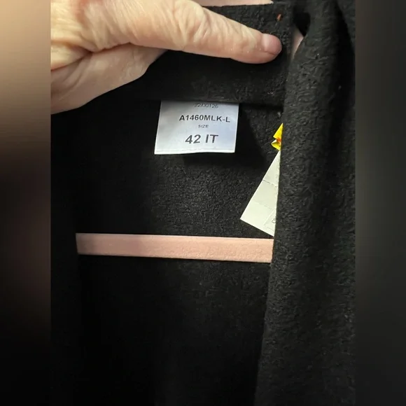 New HARRIS WHARF LONDON Volcano Long Pressed Wool Coat Size 42 IT - Picture 12 of 14